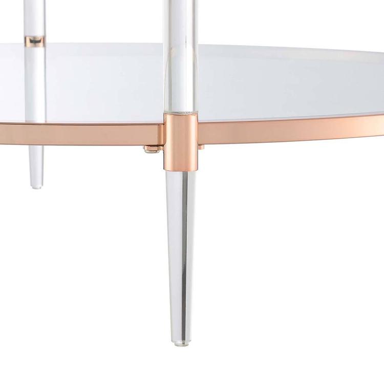 Convenience Concepts Royal Crest 2-Tier Glass Coffee Cart