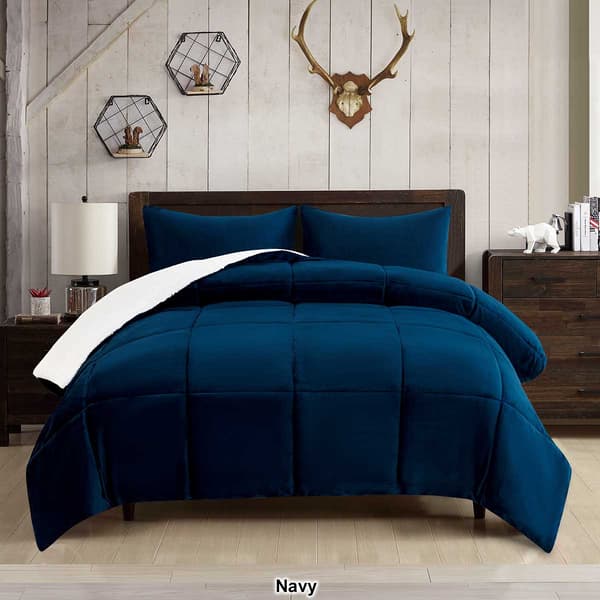 Mountain Ridge 3pc. Sherpa Comforter