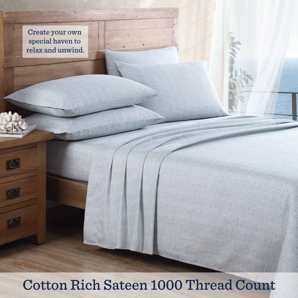 Tommy Bahama 1000TC 6pc. Satin Sheet Set