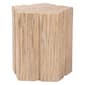 bali & pari Janeth Bohemian Woven Grasscloth End Table - image 2