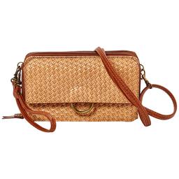 Womens Bueno Coventry Woven Crossbody Wallet