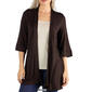 Womens 24/7 Comfort Apparel Elbow Length Open Front Cardigan - image 5
