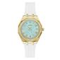 Womens Guess White Gold-Tone Analog Watch - GW0872L1 - image 1