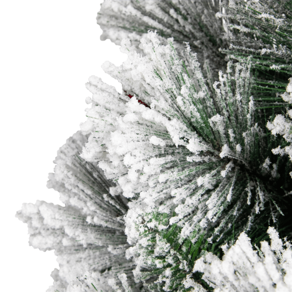 Northlight 4.5ft. Full Flocked Fairfield Fir Christmas Tree