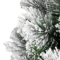 Northlight 4.5ft. Full Flocked Fairfield Fir Christmas Tree - image 5