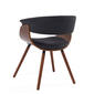 Worldwide Homefurnishings Mid Century Bent Wood Side Chair - image 3