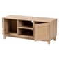 Baxton Studio Elsbeth Light Brown Finished Wood 2-Door TV Stand - image 3