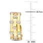 Gold Plated 7/8ctw Lab Grown Diamond Earrings - image 2