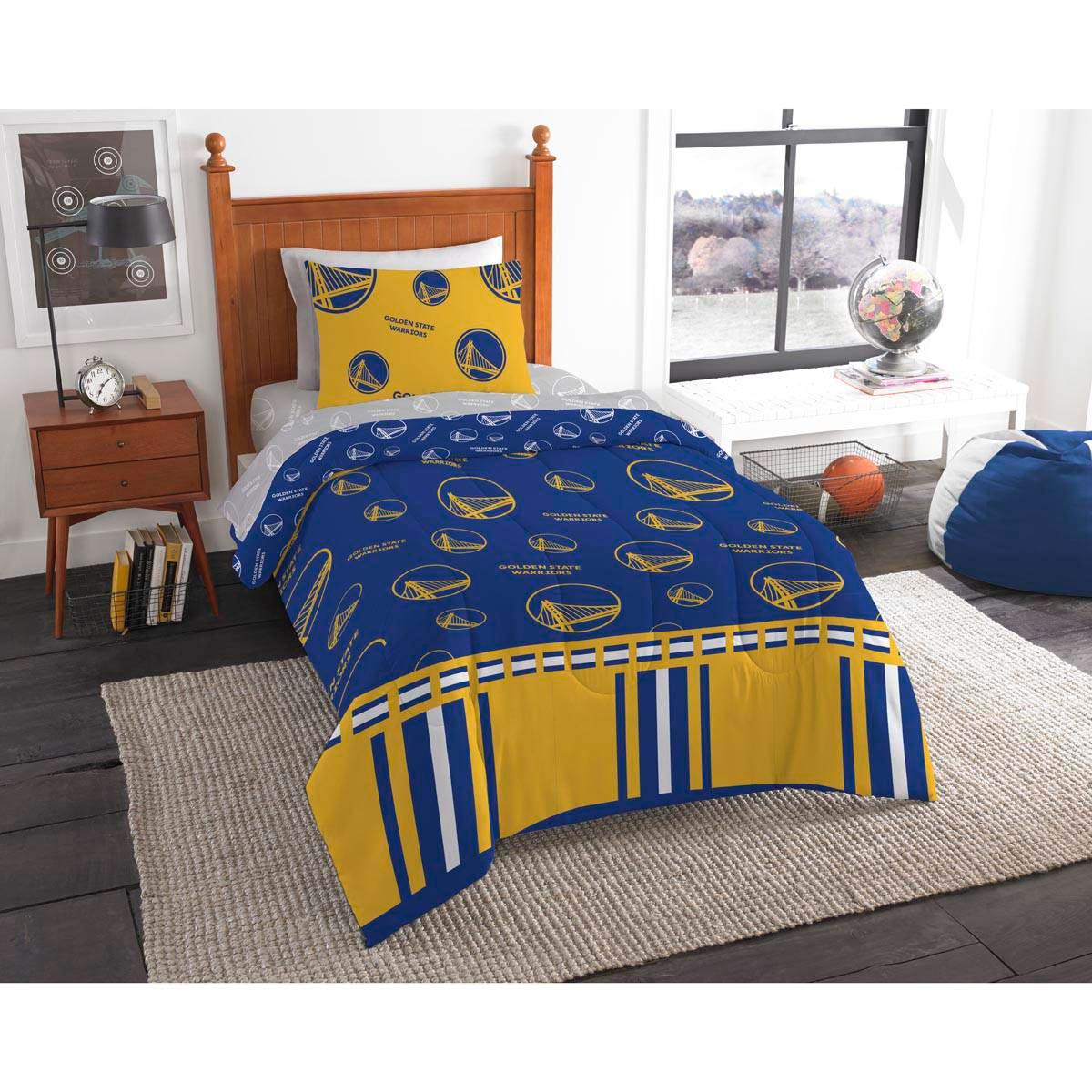 NBA Golden State Warriors Rotary Bed In A Bag Set