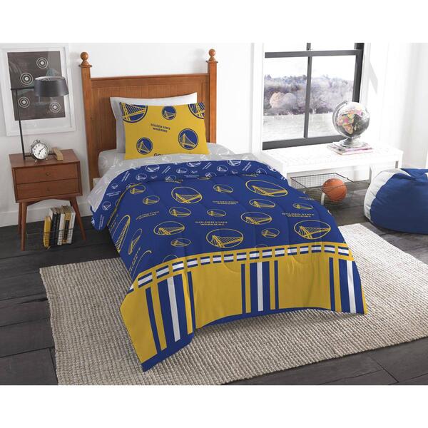 NBA Golden State Warriors Rotary Bed In A Bag Set - image 