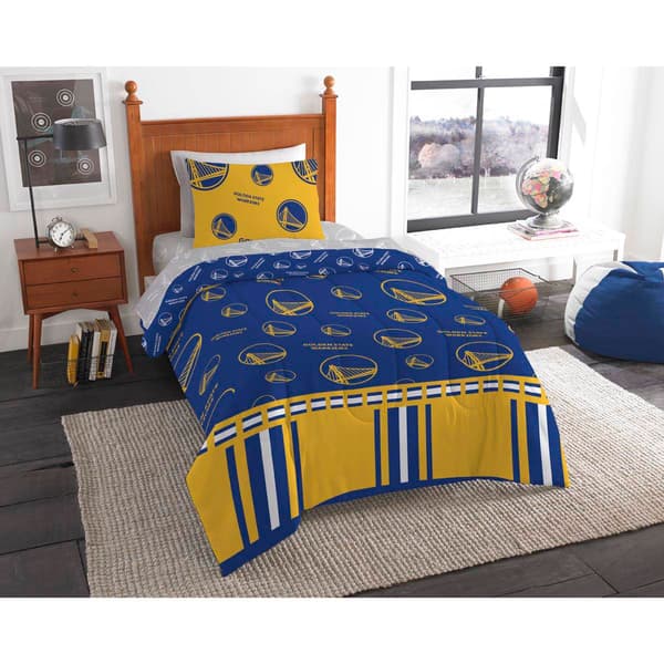 NBA Golden State Warriors Rotary Bed In A Bag Set - image 