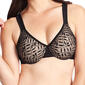 Womens Olga Sheer Leaves Minimizer Bra 35519 - image 1