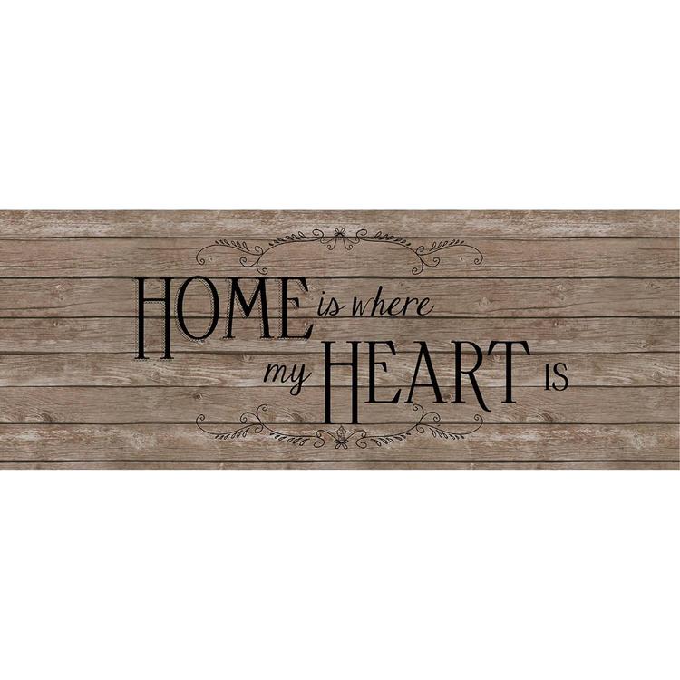 J&V Textiles Cloud Comfort Home is Where Kitchen Mat