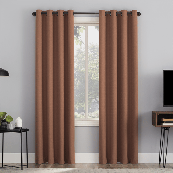 Sun Zero Cayden 100% Blackout  Grommet Curtain Panel - image 