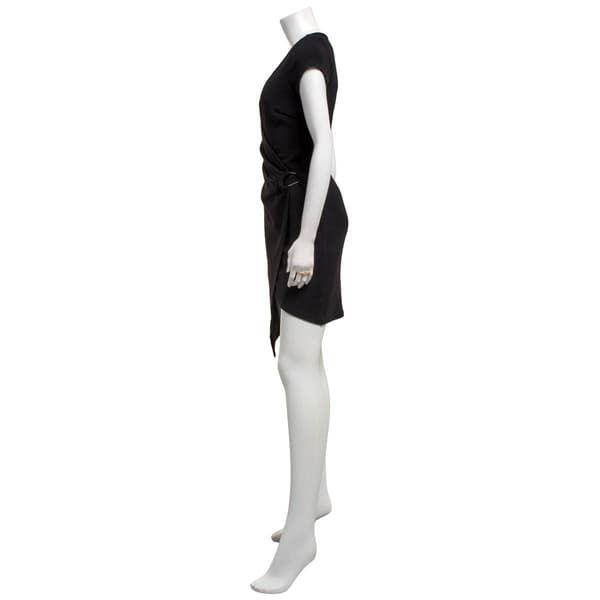 Juniors Madden Girl D-Ring Asymestrical Wrap Dress