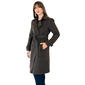 Womens Nine West Double Breasted Plaid Belted Wool Coat - image 4