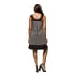 Womens 24/7 Comfort Apparel Black & White Knee Length Dress - image 2