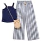 Girls (7-12) BTween(R) Beaded Strap Top w/ Wide Leg Pants Set - image 1