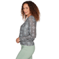 Petite Emaline Seabreeze Essence Long Sleeve Medallion Blouse - image 4