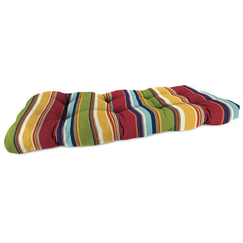 Jordan Manufacturing Wicker Settee Cushion - Westport Garden - image 