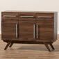 Baxton Studio Ashfield 3-Drawer Sideboard - image 2