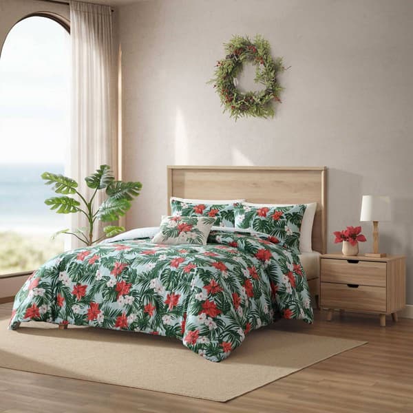 Tommy Bahama Festive Palms 3pc. Reversible Comforter Set