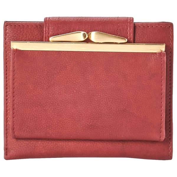 Womens Great American Leatherworks Tab French Purse Wallet