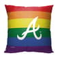 Northwest Atlanta Braves Pride Throw Pillow - 18x18 - image 1