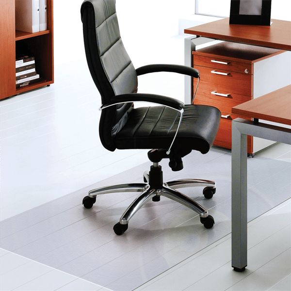 Floortex® Ultimat® XXL Polycarbonate Square Hard Floors Chair Mat