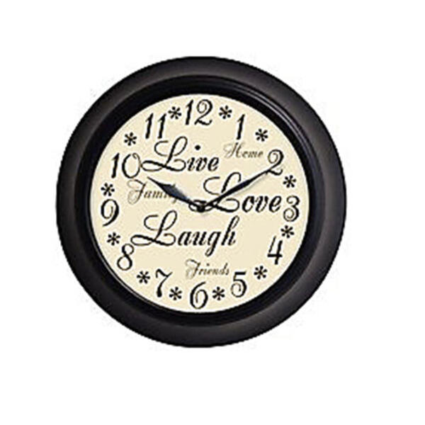 Westclox 12 Inch Love Laugh Wall Clock - image 