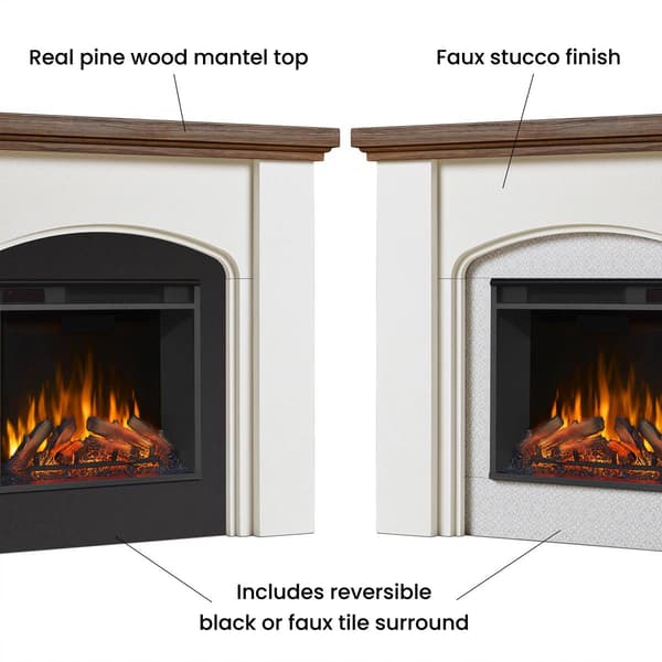 Real Flame Anika Mantel Electric Fireplace