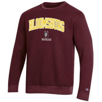 Mens Champion Bloomsburg University Fleece Crew Sweatshirt - Boscov's