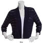 Womens Perceptions 3/4 Sleeve Open Stitch Shrug - image 3