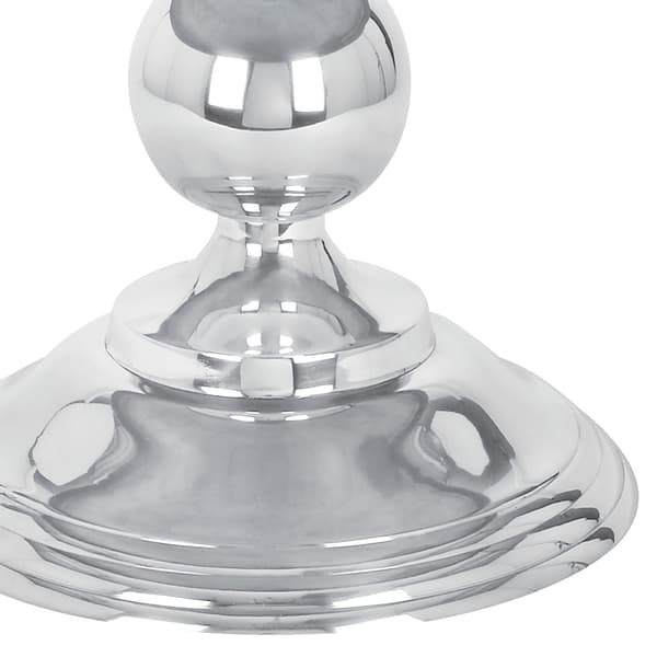 9th & Pike&#174; Silver Aluminum Traditional Coffee Table