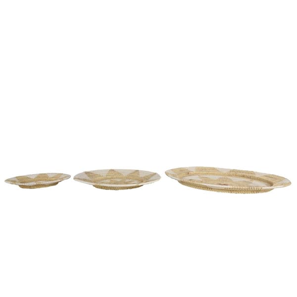 9th & Pike&#174; Star Design Wicker Basket Trays Wall D&#233;cor - Set of 3