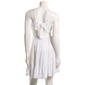 Juniors Angie Lace Trim Keyhole Skater Dress - image 3