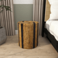 9th & Pike® Bohemian Brown Banana Leaf Accent Table - image 8