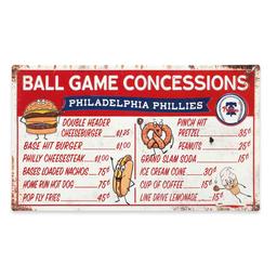 Open Road Phillies Concession Stand Sign