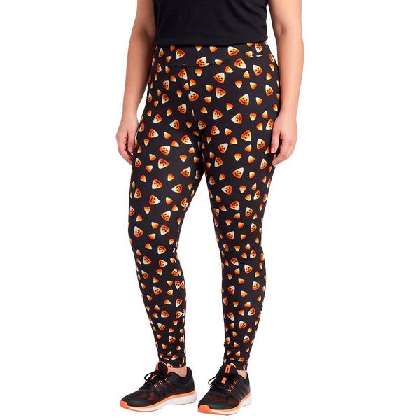 Plus Size Runway Ready Candy Corn Halloween Leggings