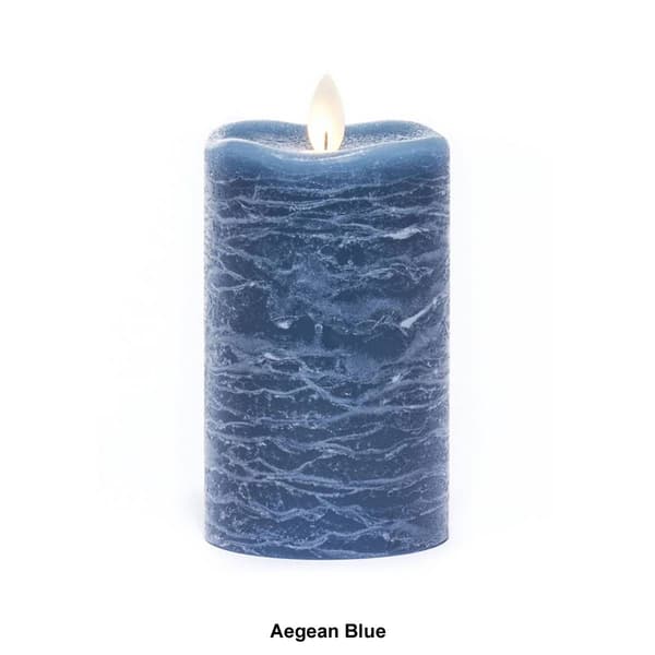 Mirage Gold Collection LED Flameless Pillar Candle