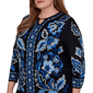 Plus Size Alfred Dunner Dinner Theater Keyhole Jacquard Sweater - image 5