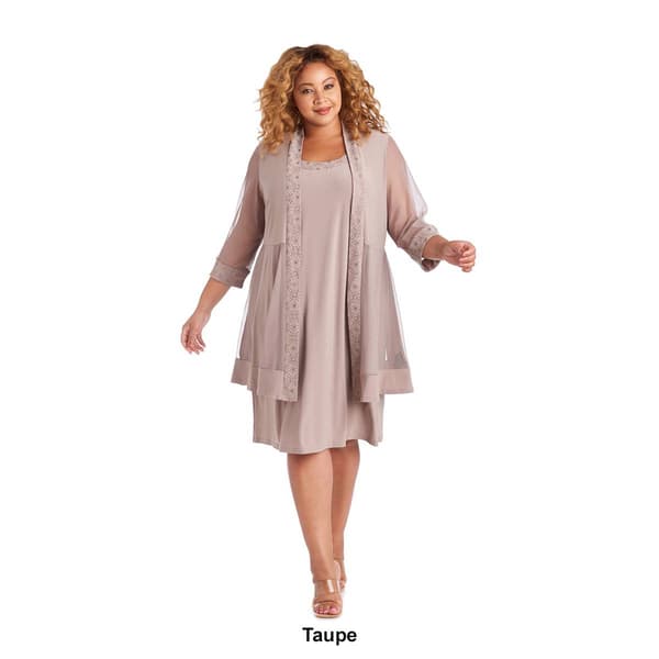 Plus Size R&M Richards Shift Dress and Jacket