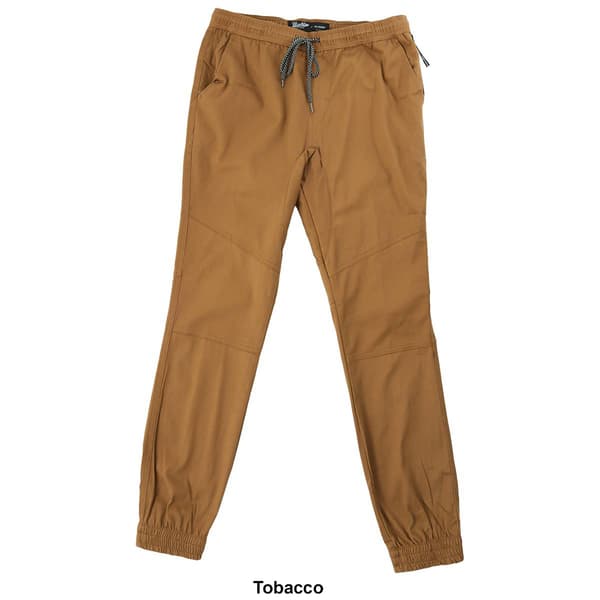 Young Mens Brooklyn Cloth® Side Pocket Zipper Twill Joggers
