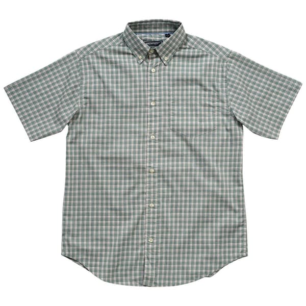 Mens Architect(R) Plaid Weekender Button Down Shirt - Frosty Spruce - image 