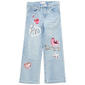 Girls (4-6x) YMI® Bella Wide Leg Jeans w/ 3D Print Graphics - image 2