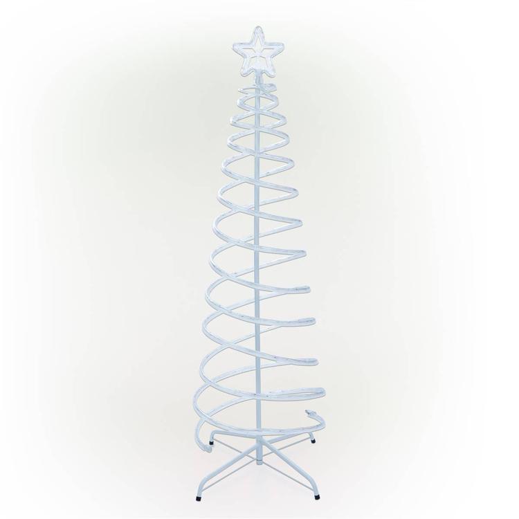 Alpine 5ft. Multicolor LED Small Spiral Christmas Tree