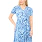 Petite MSK Short Sleeve V Neck Paisley Midi Dress - image 4