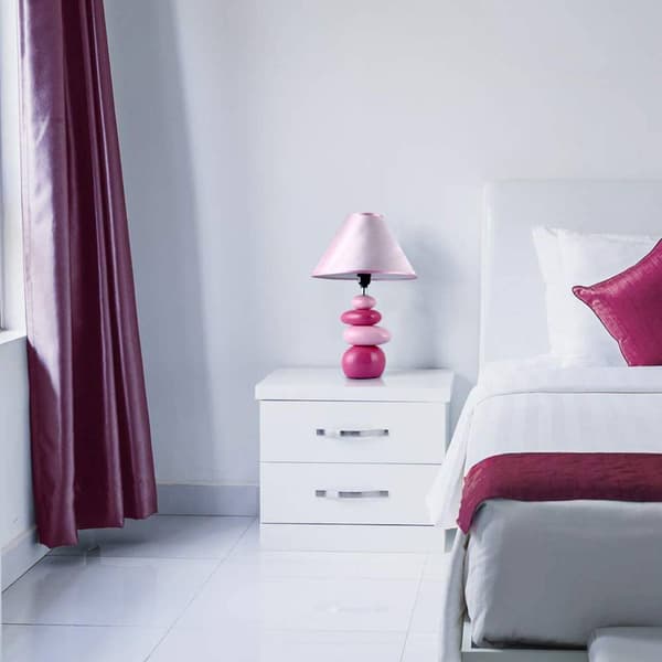 Simple Designs Shades of Ceramic Stone Table Lamp