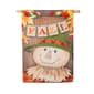 Evergreen Welcome Fall Scarecrow Garden Flag - image 1