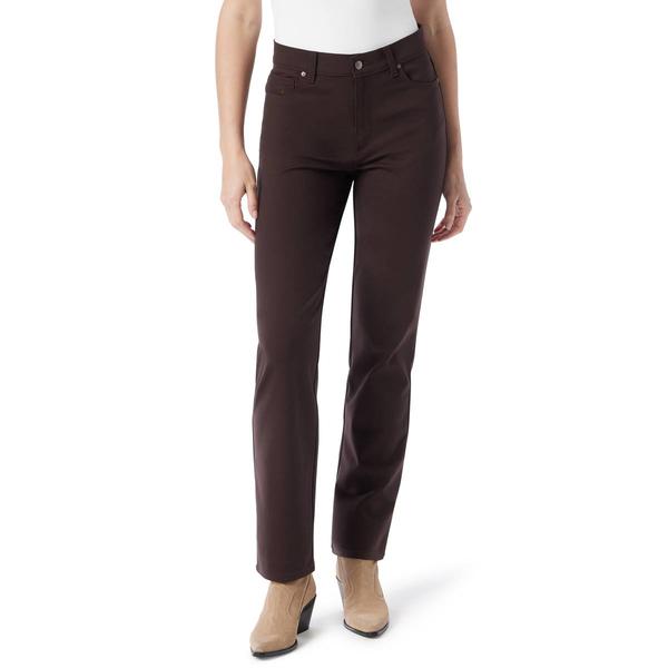 Womens Gloria Vanderbilt Amanda Solid 5-Pocket Pants - Average - image 